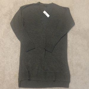 NWT JCrew Wool Sweater Dress, grey M